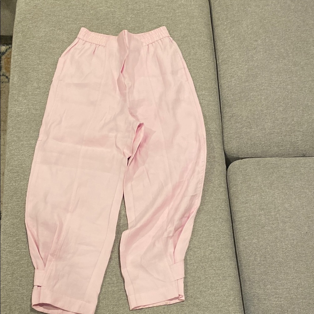 Zara Light Pink Cropped Pants